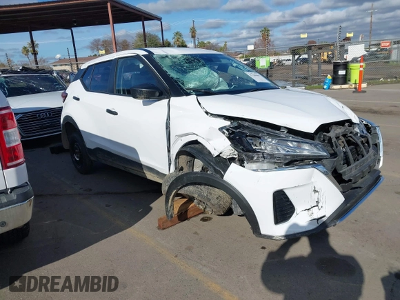 2024 Nissan Kicks S with VIN 3N1CP5BV1RL476632, listed as a IAAI auction lot 41186461 with Not Provided miles and . Bid and sale history available at carsss.com. Image 1.