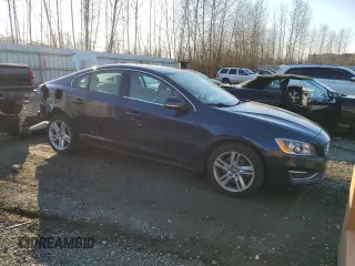2015 Volvo S60 T5 Premier with VIN YV1612TBXF1304756, listed as a Copart auction lot 43284325 with 83,428 mi miles and Salvage Title. Bid and sale history available at carsss.com. Image 4.