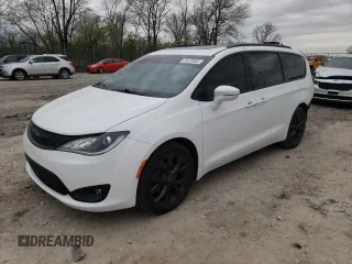 2019 Chrysler Pacifica Limited z VIN 2C4RC1GGXKR681574, wystawiony jako Copart lot #53420655 z przebiegiem 150 472 mil mil oraz Szkoda całkowita • Salvage title. Historia ofert i sprzedaży dostępna na DreamBid. Obrazek 1.
