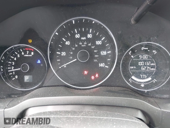 2017 Honda HR-V EX with VIN 3CZRU5H58HM724188, listed as a IAAI auction lot 41911570 with 100,132 mi miles. Bid and sale history available at carsss.com. Image 7.