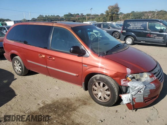 2006 Chrysler Town & Country LWB Touring with VIN 2A4GP54L56R692860, listed as a Copart auction lot 76785824 with 201,324 mi miles and Salvage Title. Bid and sale history available at carsss.com. Image 4.