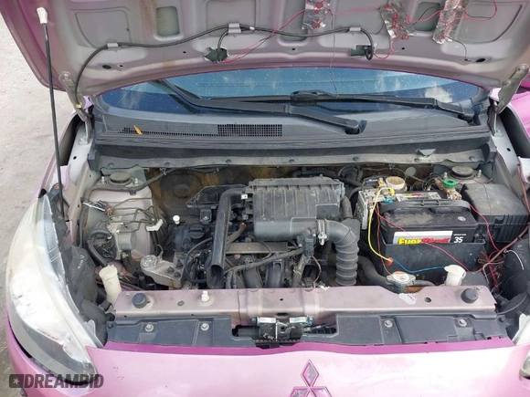 2015 Mitsubishi Mirage DE with VIN ML32A3HJXFH049563, listed as a IAAI auction lot 41563478 with 124,147 mi miles. Bid and sale history available at carsss.com. Image 10.