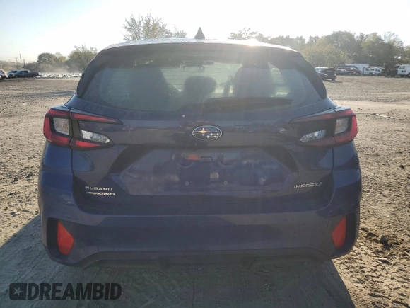 2024 Subaru Impreza Sport with VIN JF1GUAFC7R8305056, listed as a Copart auction lot 76447644 with 11,859 mi miles and Salvage Title. Bid and sale history available at carsss.com. Image 6.