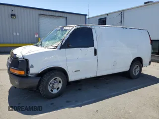 2006 Chevrolet Express Cargo z VIN 1GCGG25VX61101124, wystawiony jako Copart lot #56374765 z przebiegiem 236 178 mil mil oraz Szkoda całkowita • Salvage title. Historia ofert i sprzedaży dostępna na DreamBid. Obrazek 1.