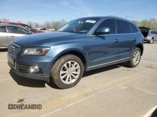 2015 Audi Q5 Premium Plus with VIN WA1LFAFPXFA078529, listed as a Copart auction lot 53486515 with 157,692 mi miles and Salvage title. Bid and sale history available at DreamBid. Image 1.