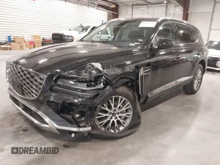 2025 Genesis GV80 Standard with VIN KMUHFESB2SU258557, listed as a IAAI auction lot 42116138 with 1,474 mi miles and . Bid and sale history available at DreamBid. Image 17.