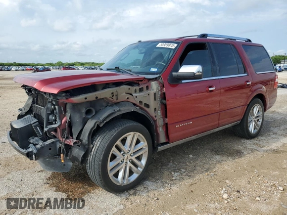 2017 Ford Expedition Platinum с VIN 1FMJU1LT8HEA16056, выставлен на аукционе Copart как лот 53959875 с пробегом 75 449 миль миль и Списание • Salvage title. История ставок и продаж доступна на DreamBid. Изображение 1.