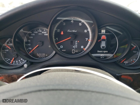 2016 Porsche Panamera Turbo with VIN WP0AC2A75GL070184, listed as a Copart auction lot 77879374 with 52,659 mi miles and Salvage Title. Bid and sale history available at carsss.com. Image 9.