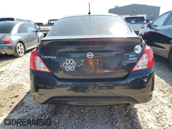 2018 Nissan Versa Sedan SV with VIN 3N1CN7AP1JL815625, listed as a Copart auction lot 55455535 with 108,942 mi miles and Clean Title. Bid and sale history available at carsss.com. Image 6.