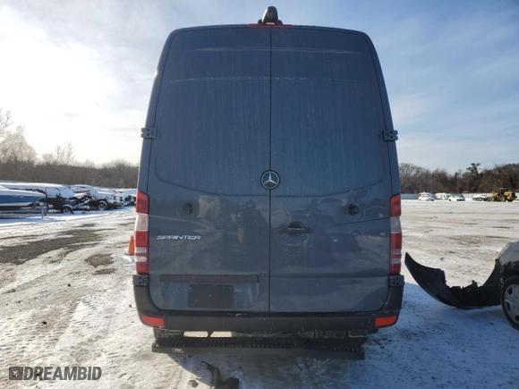 2018 Mercedes-Benz Sprinter Cargo Van Worker with VIN WD3PE7CD4JP637175, listed as a Copart auction lot 42021235 with 121,567 mi miles and Salvage Title. Bid and sale history available at carsss.com. Image 6.