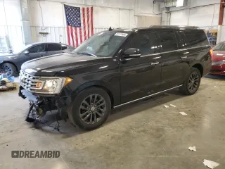 2019 Ford Expedition Max Limited with VIN 1FMJK2AT3KEA51139, listed as a Copart auction lot 87777585 with 80,147 mi miles and Salvage Title. Bid and sale history available at DreamBid. Image 1.