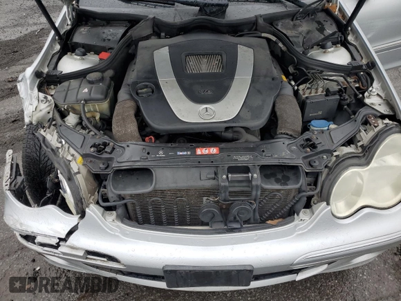 2006 Mercedes-Benz C 280 Luxury with VIN WDBRF92H96F815024, listed as a Copart auction lot 55578365 with 178,356 mi miles and Salvage title. Bid and sale history available at DreamBid. Image 11.
