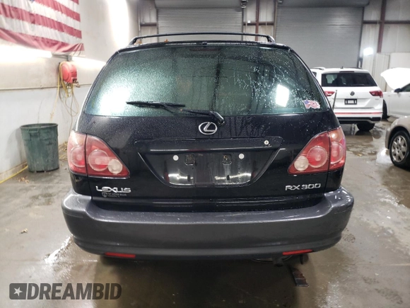 1999 Lexus RX 300 Luxury SUV with VIN JT6HF10UXX0070259, listed as a Copart auction lot 81838344 with 161,232 mi miles and Salvage Title. Bid and sale history available at carsss.com. Image 6.