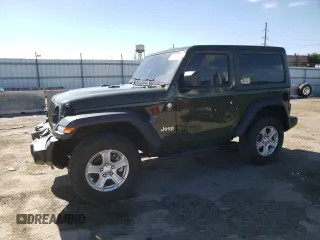 2021 Jeep Wrangler Sport S with VIN 1C4HJXAG0MW577361, listed as a Copart auction lot 75499554 with 39,529 mi miles and Salvage Title. Bid and sale history available at DreamBid. Image 1.