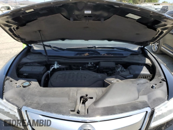 2015 Acura MDX Technology with VIN 5FRYD4H4XFB030038, listed as a Copart auction lot 59396725 with 93,858 mi miles and Salvage title. Bid and sale history available at DreamBid. Image 12.