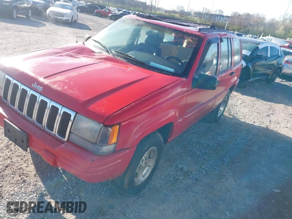 1998 Jeep Grand Cherokee Laredo with VIN 1J4GZ48Y6WC290798, listed as a IAAI auction lot 41816161 with 299,875 mi miles. Bid and sale history available at carsss.com. Image 17.