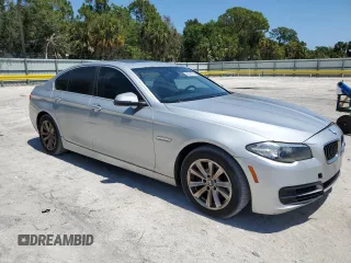 2014 BMW 5 Series 528i with VIN WBA5A5C58ED509788, listed as a Copart auction lot 52584705 with 170,679 mi miles and Salvage Title. Bid and sale history available at carsss.com. Image 4.