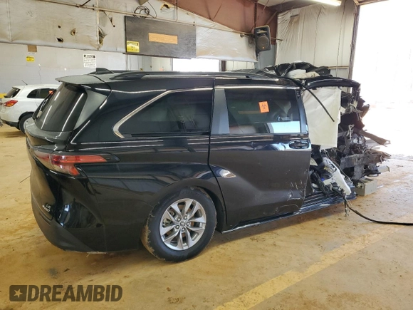 2022 Toyota Sienna LE с VIN 5TDKRKEC6NS135517, выставлен на аукционе Copart как лот 43521365 с пробегом Не указан миль и Списание • Salvage title. История ставок и продаж доступна на DreamBid. Изображение 3.