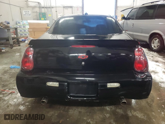 2004 Chevrolet Monte Carlo SS with VIN 2G1WX15K049379138, listed as a Copart auction lot 50888185 with 206,013 mi miles and Non Repairable. Bid and sale history available at carsss.com. Image 6.