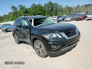 2017 Nissan Pathfinder SL with VIN 5N1DR2MNXHC669326, listed as a Copart auction lot 53086465 with 53,242 mi miles and Salvage title. Bid and sale history available at DreamBid. Image 12.