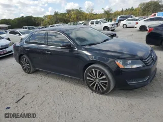 2014 Volkswagen Passat SE w/Sunroof with VIN 1VWBS7A39EC086853, listed as a Copart auction lot 49458675 with 118,148 mi miles and Non Repairable. Bid and sale history available at carsss.com. Image 4.