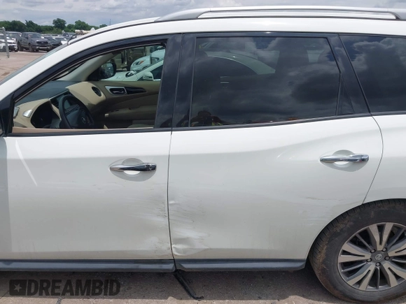 2017 Nissan Pathfinder SV with VIN 5N1DR2MN7HC684513, listed as a IAAI auction lot 42482806 with 92,987 mi miles and . Bid and sale history available at DreamBid. Image 14.
