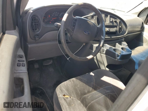 2007 Ford Econoline Cargo Commercial with VIN 1FTNE14W27DA67102, listed as a Copart auction lot 47770305 with 579,541 mi miles and Salvage Title. Bid and sale history available at DreamBid. Image 8.