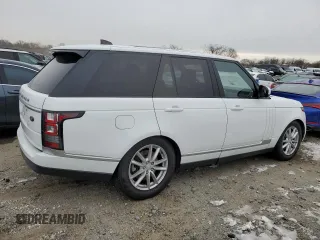 2017 Land Rover Range Rover with VIN SALGR2FV0HA358281, listed as a Copart auction lot 41411775 with 109,357 mi miles and Clean title. Bid and sale history available at DreamBid. Image 3.