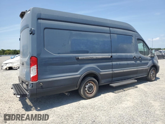 2020 Ford Transit Cargo with VIN 1FTBR3X80LKA72255, listed as a Copart auction lot 57000205 with 66,431 mi miles and Salvage Title. Bid and sale history available at DreamBid. Image 3.
