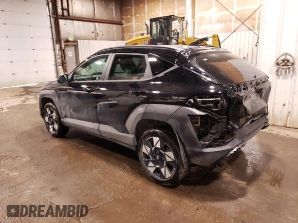 2025 Hyundai Kona SEL with VIN KM8HBCAB7SU276357, listed as a Copart auction lot 53148795 with 418 mi miles and Salvage Title. Bid and sale history available at carsss.com. Image 2.