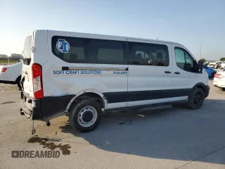 2023 Ford Transit Passenger XL with VIN 1FBAX2Y82PKB73172, listed as a Copart auction lot 53253985 with 12,895 mi miles and Salvage title. Bid and sale history available at DreamBid. Image 3.