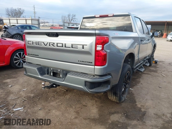 2023 Chevrolet Silverado 1500 Custom with VIN 1GCPDBEK5PZ209426, listed as a IAAI auction lot 41442725 with Not Provided miles and . Bid and sale history available at DreamBid. Image 4.