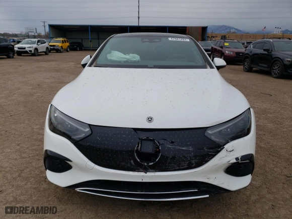 2023 Mercedes-Benz EQE with VIN W1KEG1CB2PF026245, listed as a Copart auction lot 47941284 with 0 mi miles and Salvage Title. Bid and sale history available at carsss.com. Image 5.