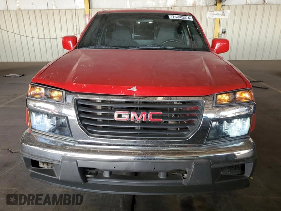 2004 GMC Canyon SL Z85 with VIN 1GTDT146248151331, listed as a Copart auction lot 74340524 with 185,183 mi miles and Salvage Title. Bid and sale history available at carsss.com. Image 5.