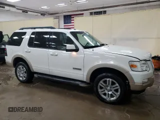 2008 Ford Explorer Eddie Bauer with VIN 1FMEU74E28UB33089, listed as a Copart auction lot 57020915 with 160,445 mi miles and Clean title. Bid and sale history available at DreamBid. Image 4.