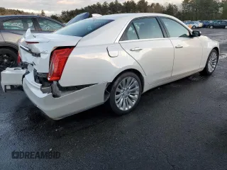 2018 Cadillac CTS Luxury AWD with VIN 1G6AX5SS3J0107401, listed as a Copart auction lot 43166845 with 44,845 mi miles and Salvage Title. Bid and sale history available at DreamBid. Image 3.