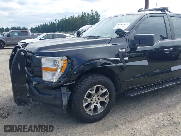 2022 Ford F-150 with VIN 1FTFW1P88NKD26828, listed as a IAAI auction lot 42702457 with 43,327 mi miles and . Bid and sale history available at DreamBid. Image 6.
