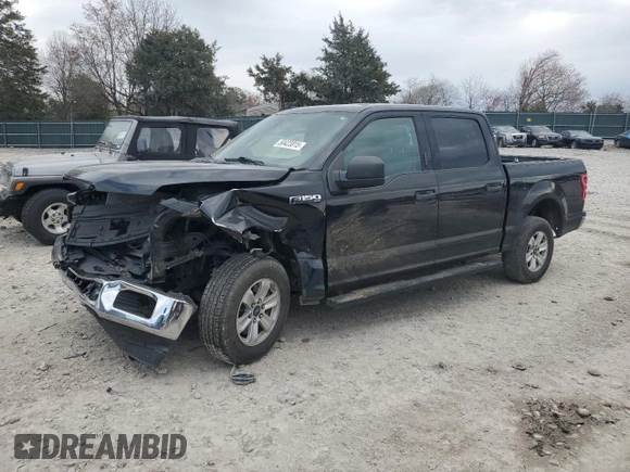 2020 Ford F-150 XL with VIN 1FTEW1C40LFA96741, listed as a Copart auction lot 50423815 with 96,046 mi miles and Salvage Title. Bid and sale history available at DreamBid. Image 1.