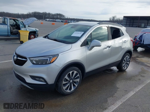 2019 Buick Encore Essence with VIN KL4CJGSM0KB747439, listed as a IAAI auction lot 41936287 with 37,705 mi miles. Bid and sale history available at carsss.com. Image 21.