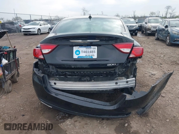 2015 Chrysler 200 S with VIN 1C3CCCBG9FN518690, listed as a IAAI auction lot 42026576 with 45,971 mi miles. Bid and sale history available at carsss.com. Image 16.