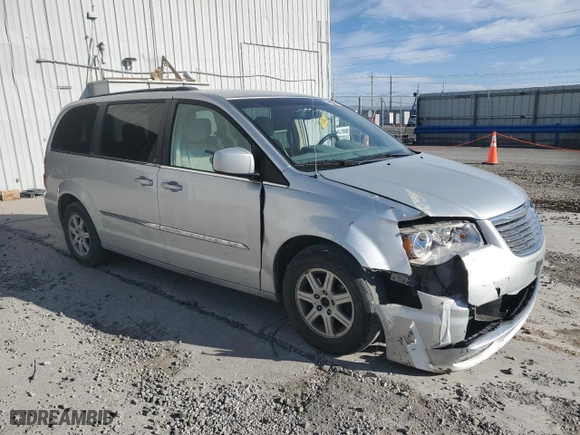 2011 Chrysler Town & Country Touring with VIN 2A4RR5DG4BR675824, listed as a Copart auction lot 74389124 with 183,103 mi miles and Salvage Title. Bid and sale history available at carsss.com. Image 4.