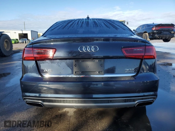 2016 Audi A6 3.0T Premium Plus with VIN WAUFGAFC9GN018794, listed as a Copart auction lot 72706202 with 72,195 mi miles. Bid and sale history available at carsss.com. Image 6.