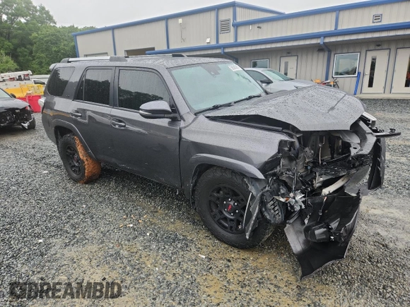 2022 Toyota 4Runner SR5 Premium with VIN JTENU5JR7N5978506, listed as a Copart auction lot 58580865 with 112,793 mi miles and Salvage title. Bid and sale history available at DreamBid. Image 4.