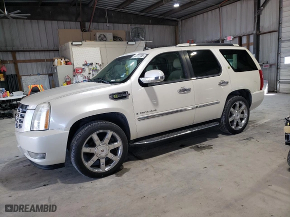 2009 Cadillac Escalade Hybrid with VIN 1GYFK43569R209961, listed as a Copart auction lot 54011705 with 143,894 mi miles and Clean Title. Bid and sale history available at carsss.com. Image 1.