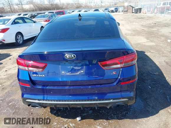 2019 Kia Optima LX with VIN 5XXGT4L35KG303814, listed as a IAAI auction lot 41769183 with 107,509 mi miles. Bid and sale history available at carsss.com. Image 16.
