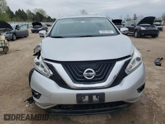 2016 Nissan Murano SL z VIN 5N1AZ2MH3GN150022, wystawiony jako Copart lot #55057025 z przebiegiem 103 327 mil mil oraz Szkoda całkowita • Salvage title. Historia ofert i sprzedaży dostępna na DreamBid. Obrazek 5.