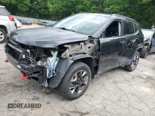 2018 Jeep Compass Trailhawk с VIN 3C4NJDDB2JT442109, выставлен на аукционе Copart как лот 54420485 с пробегом 76 011 миль миль и На запчасти • Non repairable. История ставок и продаж доступна на DreamBid. Изображение 1.