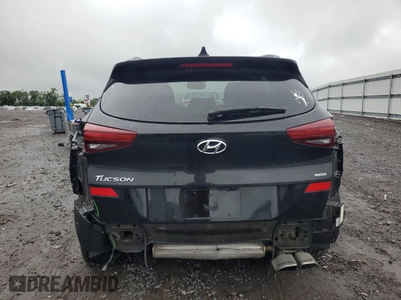 2019 Hyundai Tucson Limited with VIN KM8J3CAL2KU855344, listed as a Copart auction lot 61031495 with 45,622 mi miles and Salvage title. Bid and sale history available at DreamBid. Image 6.