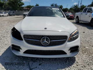 2021 Mercedes-Benz C 300 with VIN W1KWF8DBXMR610630, listed as a Copart auction lot 50550545 with 44,072 mi miles and Non Repairable. Bid and sale history available at carsss.com. Image 5.