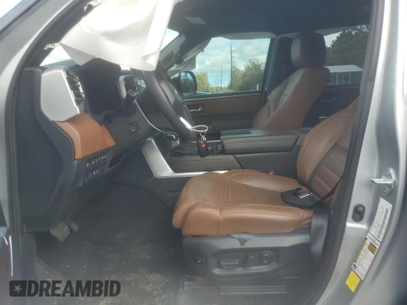 2022 Toyota Tundra 1794 Edition with VIN 5TFMA5AB0NX005774, listed as a Copart auction lot 85735374 with 75,415 mi miles and Salvage title. Bid and sale history available at DreamBid. Image 7.